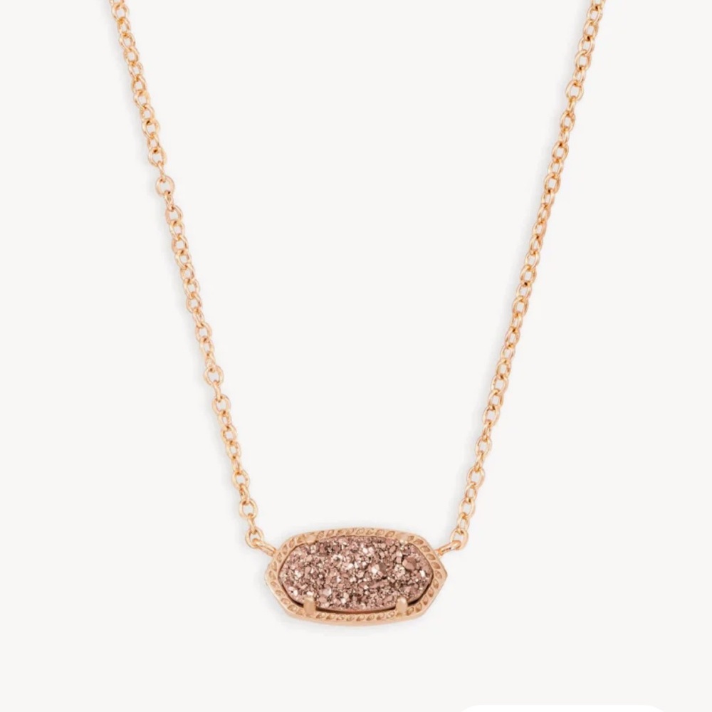 Kendra Scott rose gold necklace